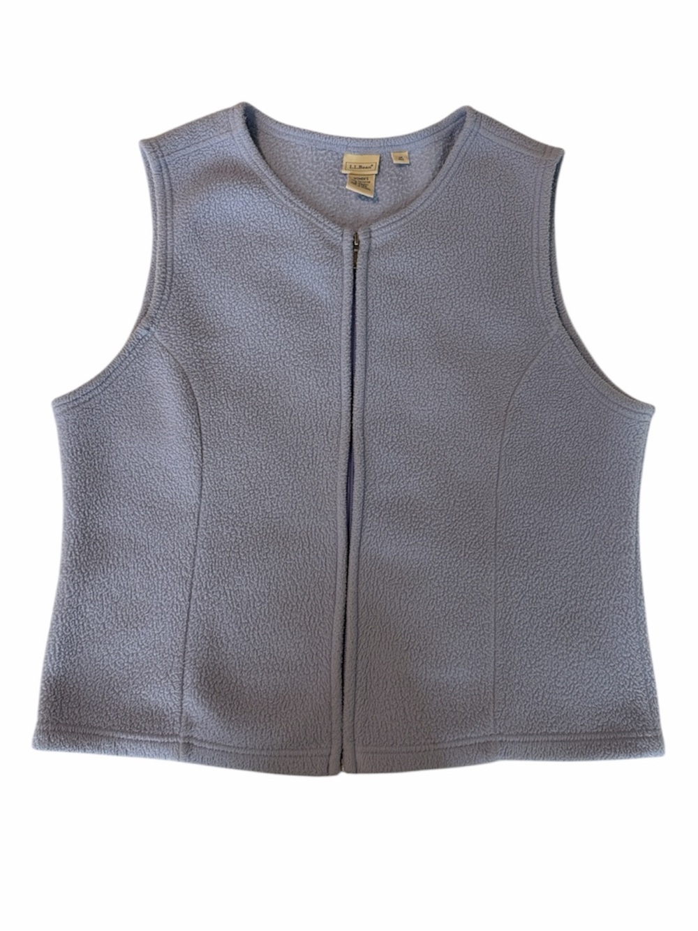L.L. Bean Women’s Lavender Fleece Cottagecore Zip Vest